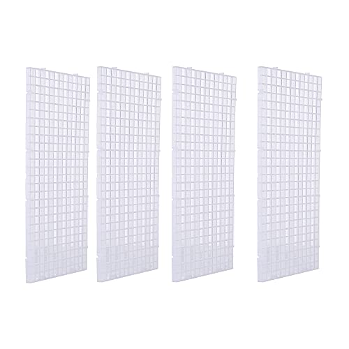 Aquarium Fish Tank Bottom Isolation, Grid Divider Tray Egg 4 Pcs S - size: S 4pcs