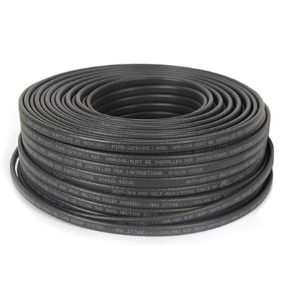 Heat Tape Pro - Self-Regulating Heat Cable - Long Term Ice Dam, Roofing, Gutter & Pipe Freeze Protection - 12 MM, 6 Watts Per Foot (250, 120 Volt) - style: 250 Feet