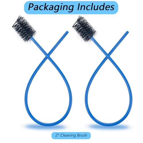 2 PCS Condensate Flexible Drain Brush, 15.7 in Nylon and PVC Drain Line Cleaning Brush, Keep Condensate Traps Clean, for AC Condensate P Trap, Dirt Clean Condensate Drain Trap - style: 2 PCS 15.7 In
