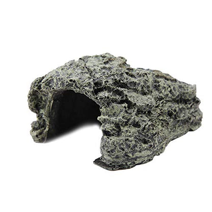Maxmartt Small Turtle Hiding Cave Stone Shelter for Reptile Turtle Frog Zoo Aquarium Decoration