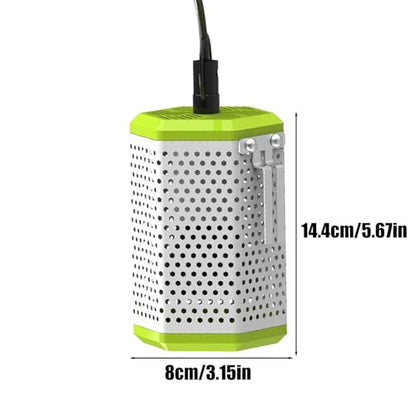 Heating Lamp Guard Mesh with Spring Buckle Anti-Scald Lampshade | Cage for Turtle Chicken Bearded Dragon Coop Basking Aquarium Snake Outdoor