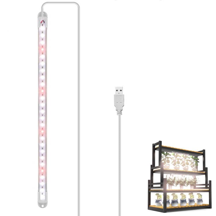 LED Grow Light Strip for Indoor Plants, Full Spectrum Sunlike Plant Lights Growing Lamps for Hydroponics Succulent Veg and Flowers (Not Includes Adapter) - size: 1-pack