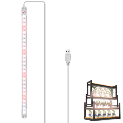 LED Grow Light Strip for Indoor Plants, Full Spectrum Sunlike Plant Lights Growing Lamps for Hydroponics Succulent Veg and Flowers (Not Includes Adapter) - size: 1-pack