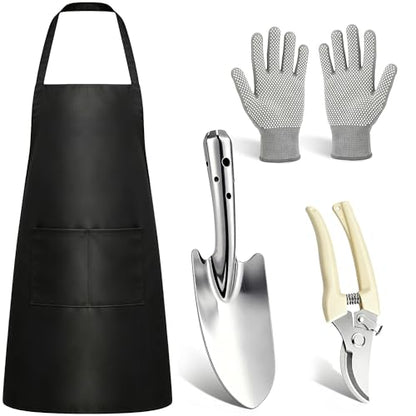 godehone Succulent Care Tools Set, 5 PCS Indoor Plant Gardening Kit | Perfect Gardening Gift for Plant Lovers, Ideal for Indoor Miniature Succulent and Small Plant Daily Maintenance, Black - style: Black-2