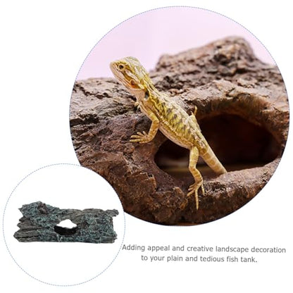 KESYOO 1pc Turtle Climb Platform Creative Reptile Hiding House Safe Environment for Turtles Lizards Frogs for Fresh Salt Water Aquariums Natural Decoration for Pet Tanks