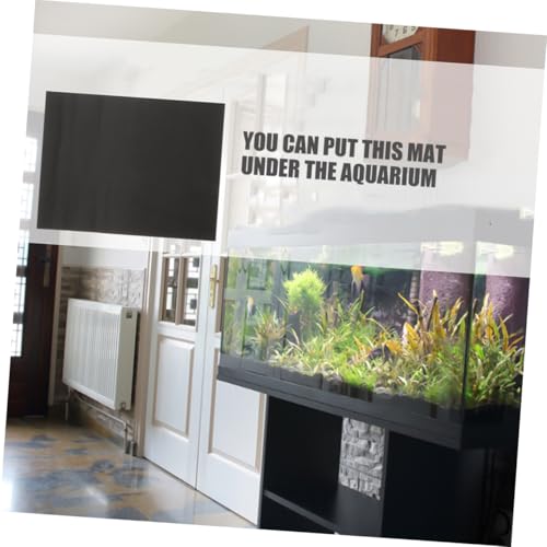 WOONEKY 2pcs Thickened Non- Aquarium Mat for Fish Tanks Cushioning Pad Heat Preservation and Shock Absorption for Reptile Terrariums and Aquatic Environments