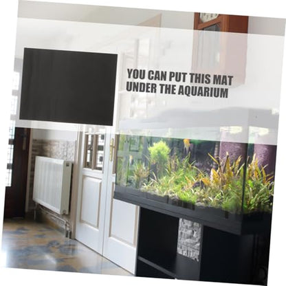 WOONEKY 2pcs Thickened Non- Aquarium Mat for Fish Tanks Cushioning Pad Heat Preservation and Shock Absorption for Reptile Terrariums and Aquatic Environments