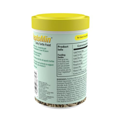 Tetra ReptoMin Floating Food Sticks, 2.65 ounces/75 Grams, Soft Stick Food Formulated for Aquatic Turtles. - size: 2.65 Ounce (Pack of 1)