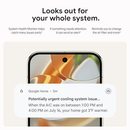 Google Nest Learning Thermostat (4th gen) + Nest Temperature Sensor (2nd gen) - Silver - color: Polished Silver