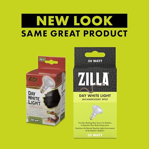 Zilla Incandescent Spot Bulbs Day White 50 Watts - size: Pack of 1, style: Day White (50W)