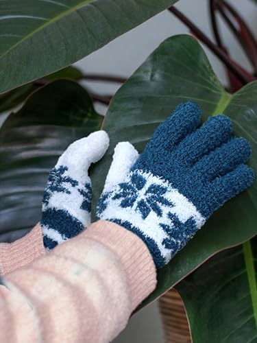 Patelai 3 Pairs Microfiber Dusting Gloves for Plants Leaf, Large | Gray, Dark Blue, Khaki, White,Plant Cleaning Gloves, Reusable Washable Gloves,House Furniture Blinds Dusting - color: Gray, Dark Blue, Khaki, White, size: Large