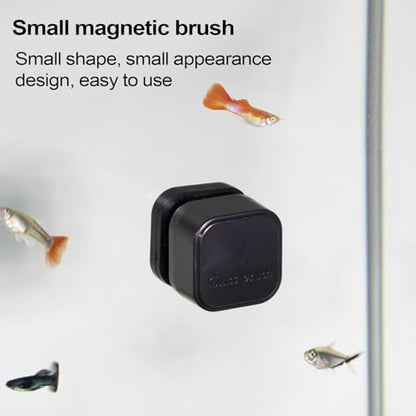 Fish Tank Magnetic Glass Aquarium Cleaner Small Glass Brush Scrubber Pads | Fish Tank Magnetic Glass Cleaner Small Aquarium Glass Scrubber Brush Pads Strong Magnetic Algae Cleaner Aquarium Fish Tank - color: D