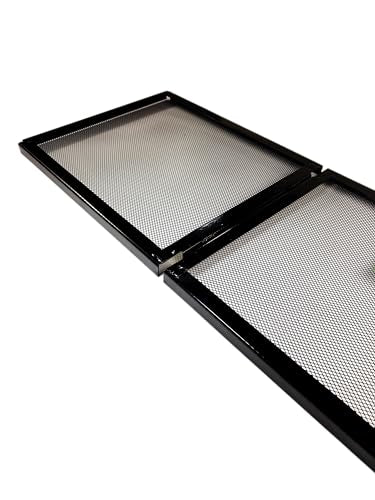 H2Pro - Reptile Realm - Aquarium Mesh Lid Screen Cover – Metal Screen Top for Fish Tanks & Terrariums, Rust-Resistant, High Airflow Design (20 Long - 30 3/8" x 12 5/8") - size: 20 Long - (30 3/8" x 12 5/8")