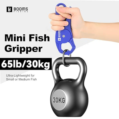 Booms Fishing Digital Fish Scale with Lip Gripper, 65lb Capacity, XW50 | Usb Charging, Lcd Display, 8 Memory Storage, Waterproof, Potrable Carry, One Hand Use, No Slip Grip, Fishing Tool Set - size: WIth fish gripper