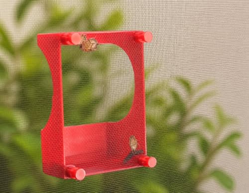 Magnetic Chameleon Feeder Cup for Screen Enclosures, Insect Feeding Station, Escape-Proof, Red, for Chameleons, Geckos, Anoles & Small Lizards，Grey - color: grey