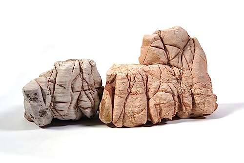 Elephant Skin Stone Natural Aquascaping Rock 18lb Planted Tank | Wrinkled texture; iwagumi, reptile terrarium - size: 11 Elephant Skin Stone(3-9 inches,18lbs)
