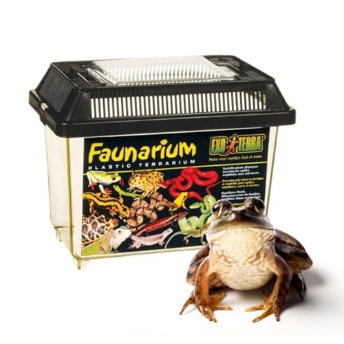 Exo Terra Faunarium, Plastic Reptile Terrarium, Large, PT2265 - size: Large