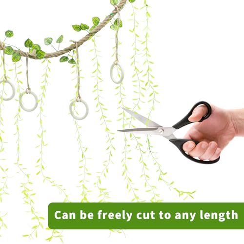 39 Inch Snake Climbing Vine, Natural Jute Rope Accessory for Ball Pythons and Corn Snakes, Flexible Reptile Climbing Branch for Terrarium Enrichment and Habitat Decor