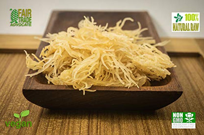 Karibbean Flavours Dried Sea Moss (pack of 2) x 3Oz./85g | Caribbean Superfood - Wildcrafted Seedstock - Ethically Harvested - Makes 4 Quarts Gel - size: 2.99 Ounce (Pack of 2)