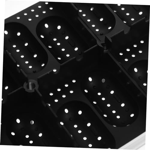 Compartment Reptile Breeding Box for Gecko Incubation Lightweight and Easy to Clean for Turtles Lizards and Snakes Design for Repeated Use - color: Black