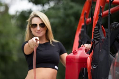 1/2” x 8’ Self-Priming Shaker Jiggler Siphon Hose, FlowPro Siphon Gas & Fuel Transfer Pump, Gas Can Siphon for Boats, Jet Ski, Pontoon. Water Siphon Pump for Hot Tub Drain and Cold Plunge | 4 GPM - size: 1/2” x 8 Foot