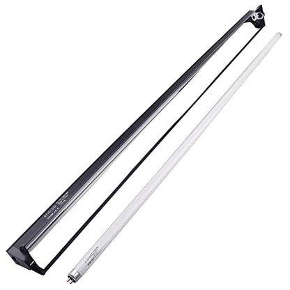 Aiicioo T5 UVB Lighting Combo Kit - Desert 10.0 Terrarium Hood Light Fixture & High Output T5 HO UVB Bulb for Reptiles Chameleon Gecko (34Inch 39W) - size: 34Inch 39W