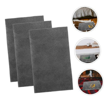 3pcs Reptile Carpets for Turtle Tanks Cypress Mulch Reptile Bedding Leakproof Snake Bedding Mats Gecko Substrate Liners