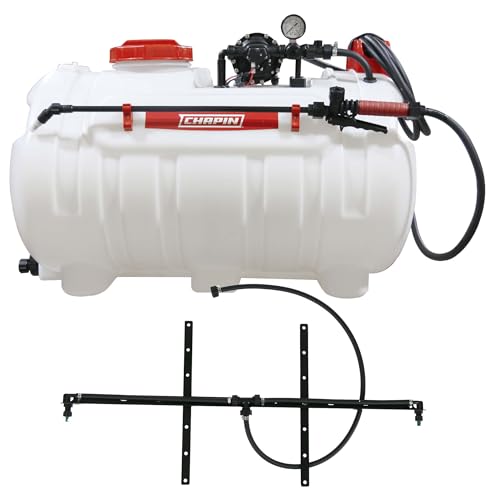 Chapin 40-Gallon 3-Point Hitch Sprayer with 2-Nozzle Boom | 2.5 GPM self-priming pump for consistent pressure and efficient field spraying - size: 40 Gallon