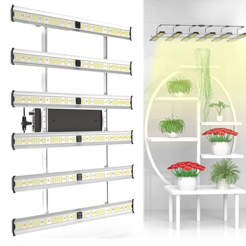 Grow Light FARMLITE LED Grow Lights for Indoor Plants Full Spectrum Growing Light Plant Hanging Growing Lamps Seedling Daisy Chain Dimmable Board 4x4ft Coverage (320watts) - size: 320watts