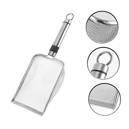 Reptile Litter Scoop Cleaning Tool for Reptile Waste Mesh Design for Efficient Litter Management for Indoor Use and