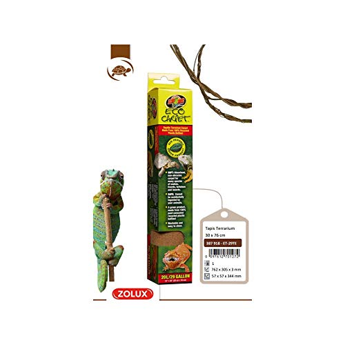 Zoo Med Tan Eco Carpet 30" L X 12" W 29 Gallon - size: 1 Count (Pack of 1)