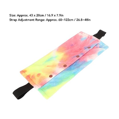 Reptile Sling Carrier with Adjustable Strap, Soft Warm Pouch for Bearded Dragon, Lizard, Leopard Gecko, Hamster, Small Animals, Iridescent - color: Iridescence