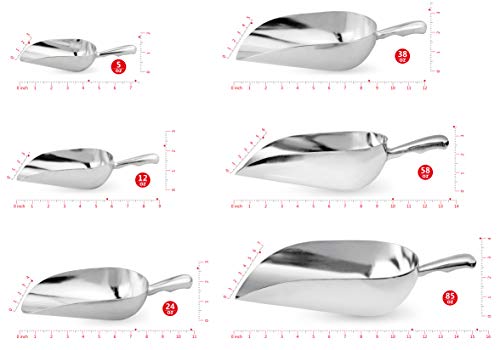 New Star 34585 Cast Aluminum Utility Scoop, 58-Ounce - size: 58-Ounce