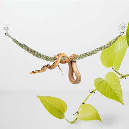 Snake Climbing Rope, Snakes Enrichment Toys, Ball Python Tank Accessories, Snake Enclosure Decor for Ball Python Small Reptile