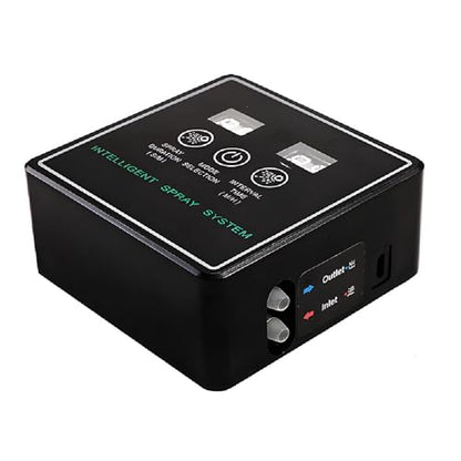 BRRNOO Reptile, Reptile Fogger Touchscreen Controller Automatic Fogger Smart Spray System Humidifier for Terrariums Amphibian Lizard Snake (5m 2 Nozzles) - size: 5m 2 Nozzles