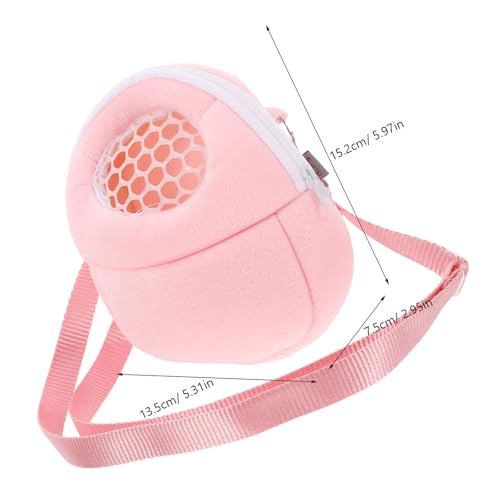 ULTECHNOVO 3pcs Hamster Carrier Travel Bags Lightweight Woolen Small Animal Carrying Case for Rabbits and Hamsters, Easy to Carry Shoulder Bags for Outdoor and Casual Outings
