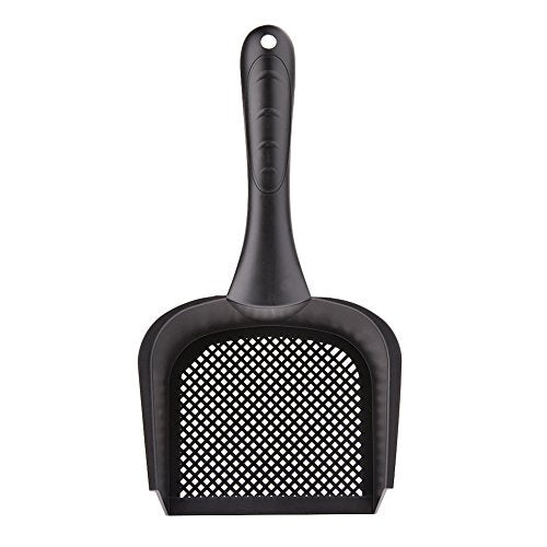 wonderfulwu Cat Litter Scoop with Handle Small Hole, Reptile Litter Cleaner Scoop