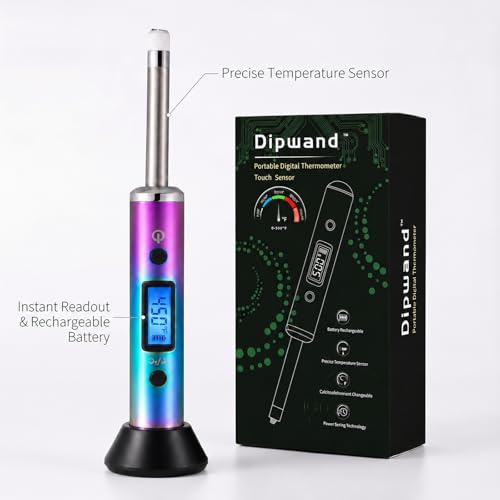 Real-time Temperature Reading Device, Digital thermocouple Thermometer Kits - Rainbow - color: Rainbow