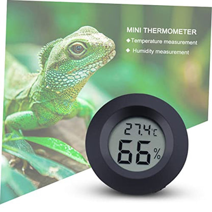 Kisangel 14pcs Mini Digital Hygrometer and Thermometer for Reptile Tanks Accurate Humidity and Temperature Gauge for Terrariums Incubators and Indoor Use Compact and Portable