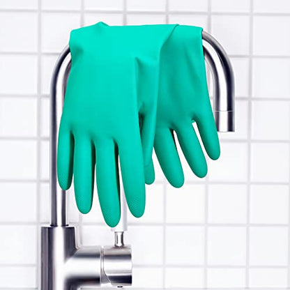 ThxToms Chemical Resistant Nitrile Gloves, Latex Rubber Free, 1 Pair, S | 15mil,Reusable Heavy Duty Diswashing Gloves, Resist Household Acid, Alkali, Solvent and Oil, Skin-Friendly & Anti-Slip Design - size: Small (Pack of 1)