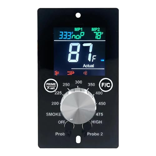 Replacement Digital Controller Board ，Universal Grill and Smoker PID Control Board/Thermostat for Pit Boss/Traeger/Zgrill Pellet Grill Smoker - size: PID Control Board