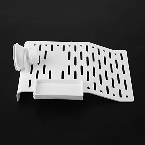 plplaaoo Aquarium Tortoise Platform Dock Turtle Terrace Reptile Habitat Floating Island with Suction Cup (11.5x26.5x3.5cm/4.5x10.4x1.4in) - size: 11.5x26.5x3.5cm/4.5x10.4x1.4in