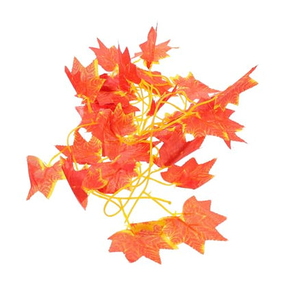 Amosfun Artificial Reptile Plants Vine Decor for Gecko Tank Terrarium Landscape Vine Fake Leaves Reptile Box Supply for Habitat Decoration