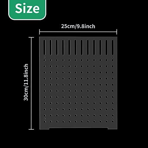 Fish Tank Divider Aquarium Acrylic Isolation Grid Board Divider with Suction Cups Accessories Transparent Plate Baffle Blocking Fish Partition Net Freshwater Ornament 25x30cm/9.84x11.81in - size: 25x30cm