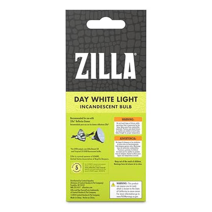 Zilla Incandescent Bulb, Day White - size: 100 Watts, style: Day White