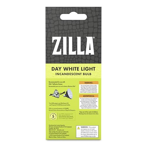 Zilla Incandescent Bulb, Day White - size: 100 Watts, style: Day White