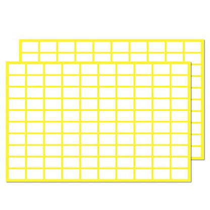 0.5" x 0.3", 2000 Pack - Small Price Stickers, White Pricing Labels | Small Labels to Write On - size: 2000 Pack
