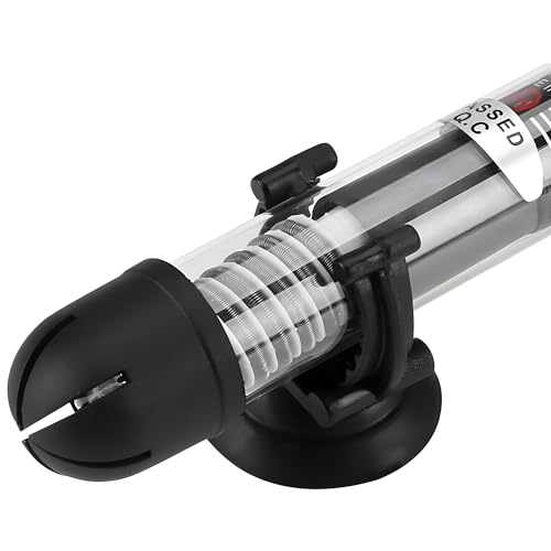 50W Submersible Aquarium Heater, Adjustable Temperature for Fish Turtle Tank with Suction Cup Mounting