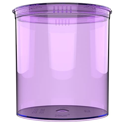 90 Dram CR Plastic Packaging Pop Top Containers - Child Resistant Travel Holder Vial Bottles - 60 qty (Translucent Purple) - color: Translucent Purple