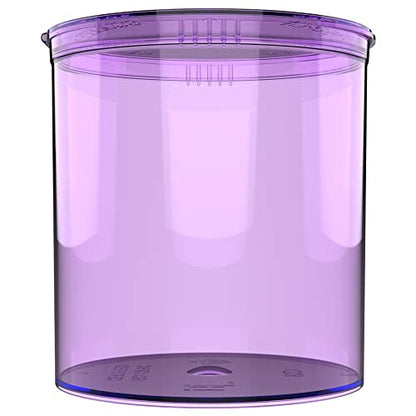 90 Dram CR Plastic Packaging Pop Top Containers - Child Resistant Travel Holder Vial Bottles - 60 qty (Translucent Purple) - color: Translucent Purple